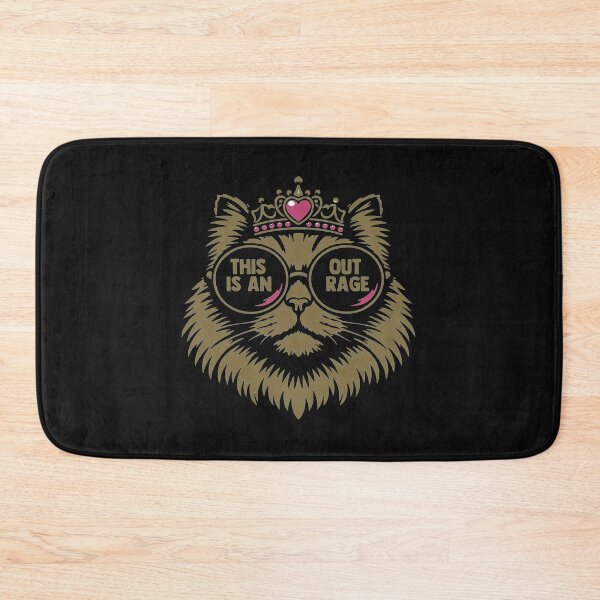 Item preview, This Is An Outrage – Funny Fantasy Cat Fan  designed and sold by roartusa.