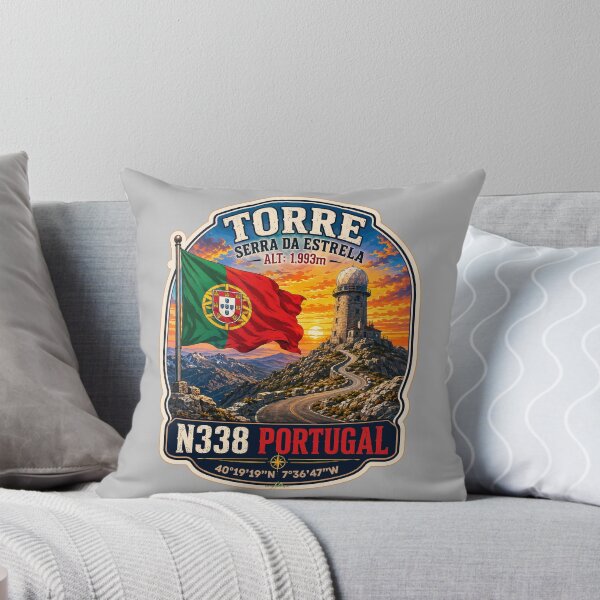 Item preview, Torre Serra da Estrela Portugal N338 Sticker TShirt 03 designed and sold by OuterShellUK.