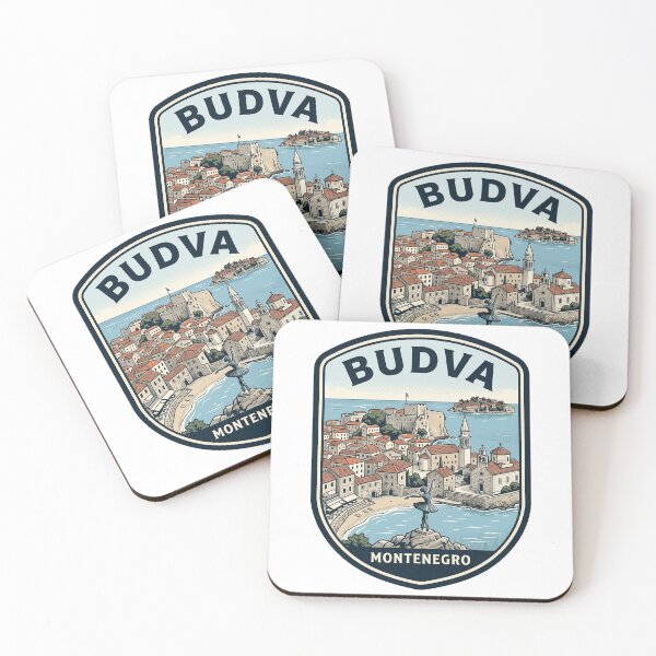 Item preview, Budva Montenegro Vintage Travel Emblem designed and sold by k3rstman1.