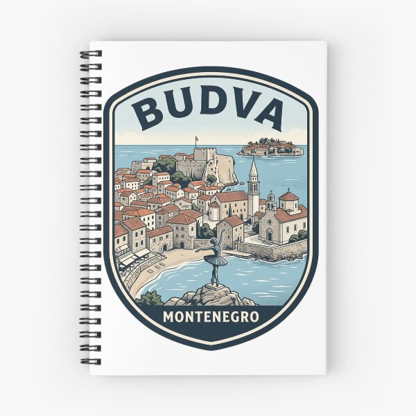 Item preview, Budva Montenegro Vintage Travel Emblem designed and sold by k3rstman1.