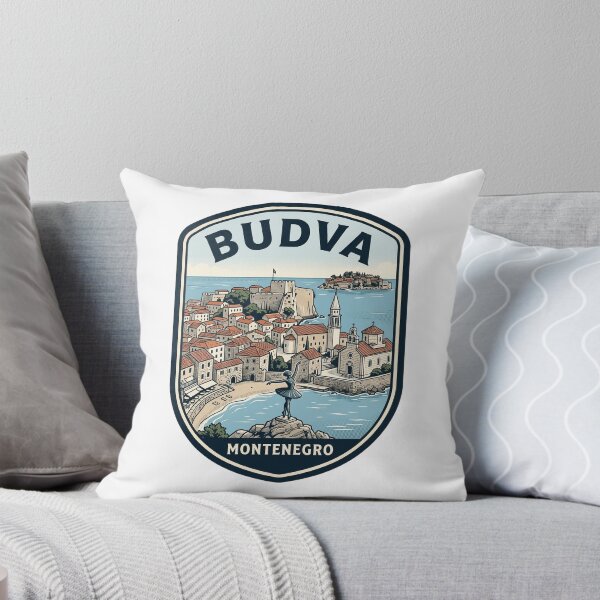 Item preview, Budva Montenegro Vintage Travel Emblem designed and sold by k3rstman1.