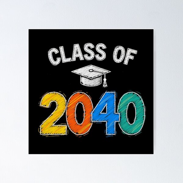 Item preview, Class of 2040 Grow with Me First Day of School Graduation designed and sold by CF_VintageDesign.