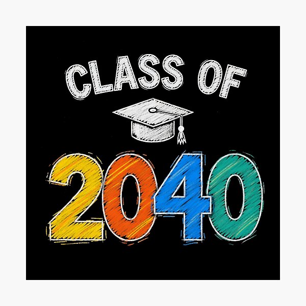 Item preview, Class of 2040 Grow with Me First Day of School Graduation designed and sold by CF_VintageDesign.