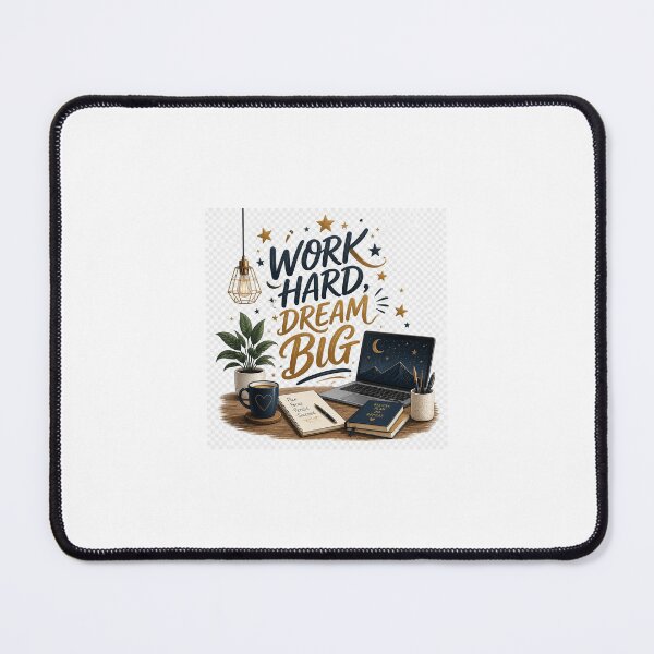 Item preview, Work Hard Dream Big Motivational Coffee designed and sold by TibbuTees.