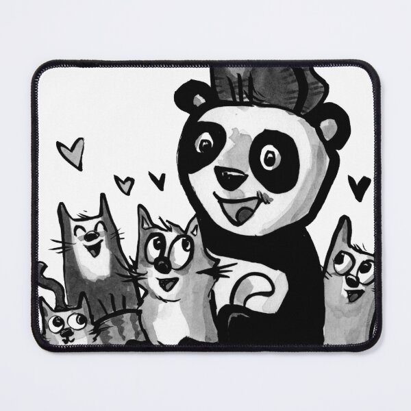 Item preview, panda and cats designed and sold by Grasdal.