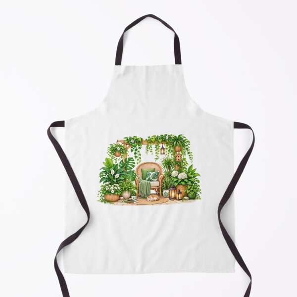 Item preview, Cozy Indoor Garden Chair with Plants – Tropical Boho Greenery Decor designed and sold by Reshmakhan.