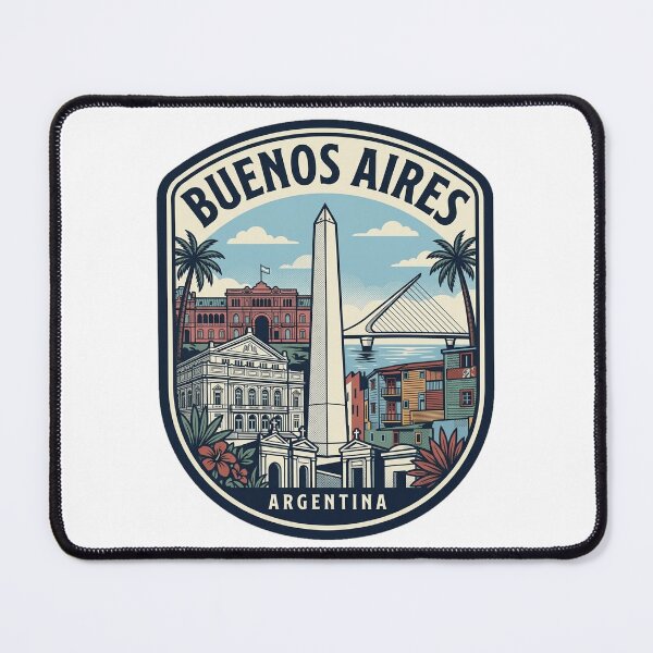 Item preview, Buenos Aires Argentina Vintage Travel Badge designed and sold by k3rstman1.
