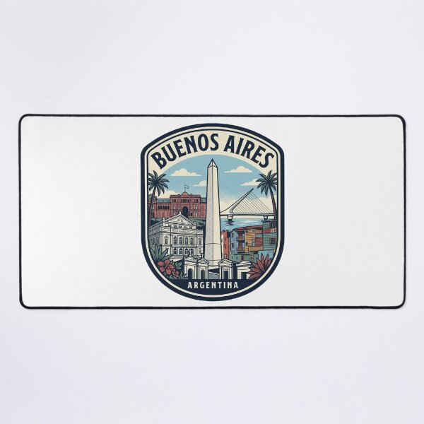 Item preview, Buenos Aires Argentina Vintage Travel Badge designed and sold by k3rstman1.