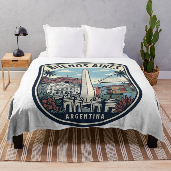 Item preview, Buenos Aires Argentina Vintage Travel Badge designed and sold by k3rstman1.
