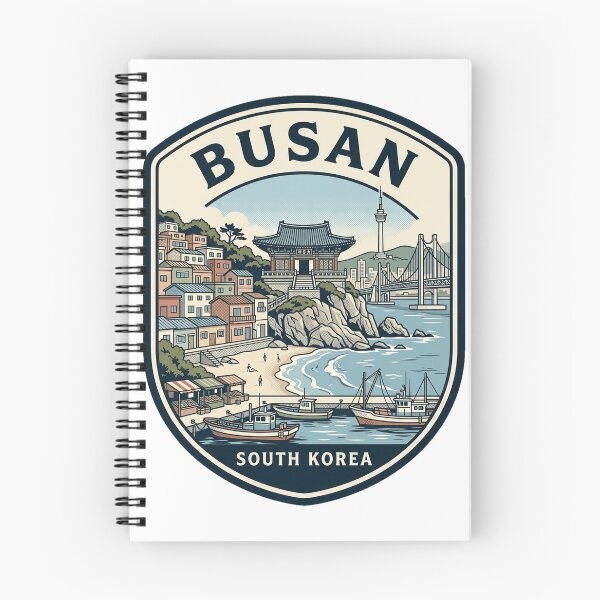 Item preview, Busan South Korea Vintage Travel Badge designed and sold by k3rstman1.