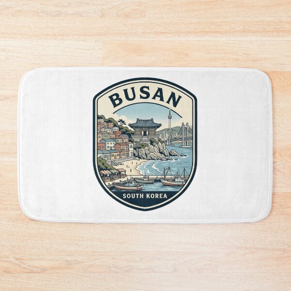 Item preview, Busan South Korea Vintage Travel Badge designed and sold by k3rstman1.