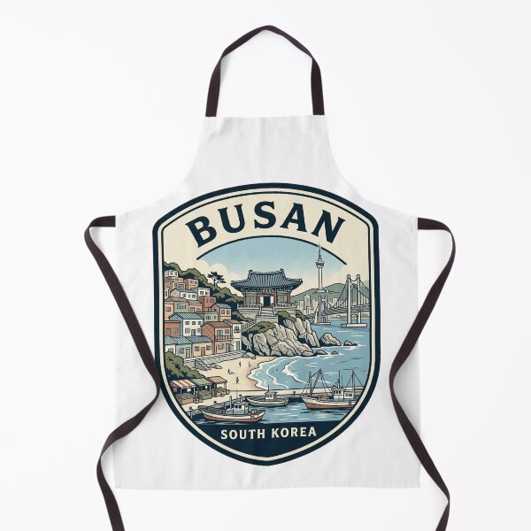 Item preview, Busan South Korea Vintage Travel Badge designed and sold by k3rstman1.