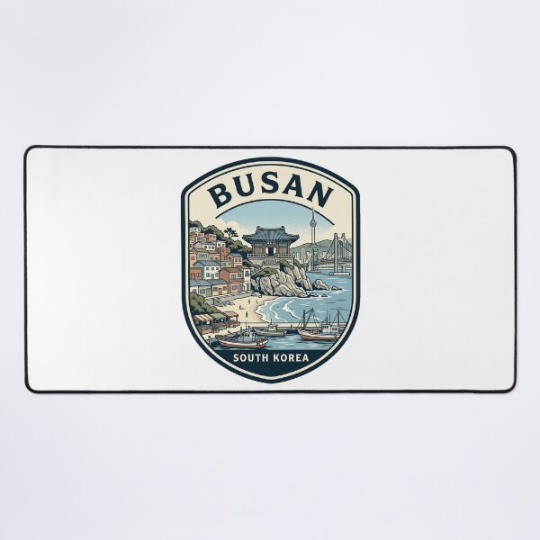 Item preview, Busan South Korea Vintage Travel Badge designed and sold by k3rstman1.