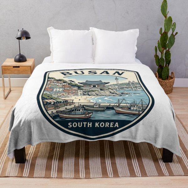 Item preview, Busan South Korea Vintage Travel Badge designed and sold by k3rstman1.