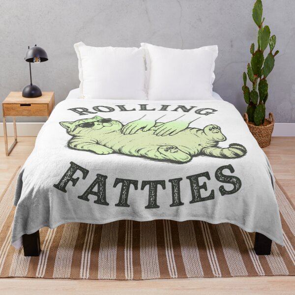 Item preview, Rolling Fatties Funny Cat Petting designed and sold by TypeRiotStudio.