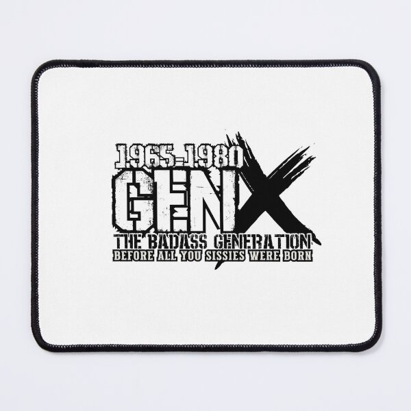 Item preview, Gen X 1965-1980 Grunge Typography - Badass Generation Saying designed and sold by Jawoahl.
