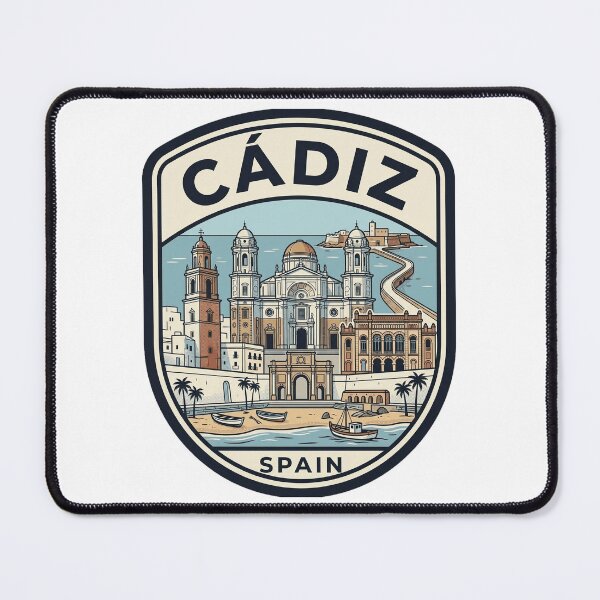 Item preview, Cadiz Spain Vintage Travel Emblem designed and sold by k3rstman1.