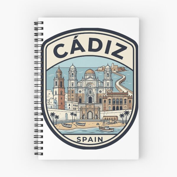 Item preview, Cadiz Spain Vintage Travel Emblem designed and sold by k3rstman1.