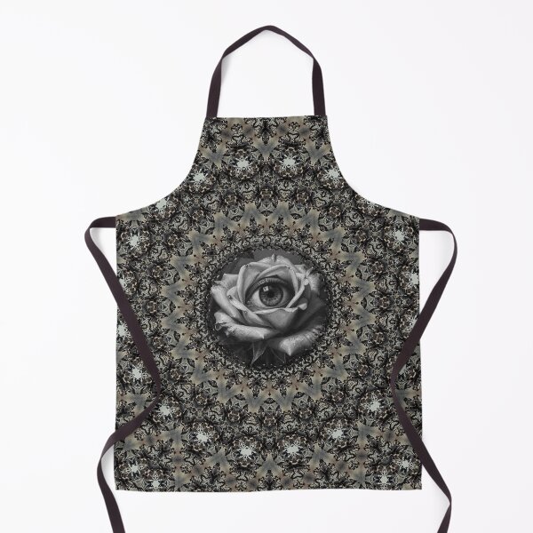 Item preview, Gothic Eye Rose Mandala Dark Floral Art designed and sold by cr6zym1nd.
