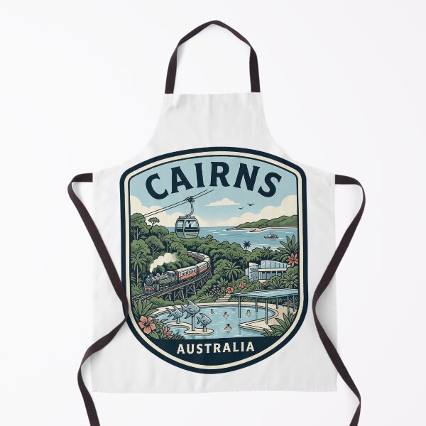 Item preview, Cairns Australia Tropical Rainforest Esplanade Travel Badge designed and sold by k3rstman1.