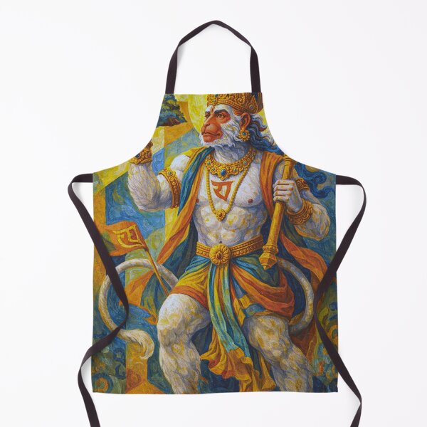 Item preview, Hanuman Spirit of Courage Painting - Hindu deity of Sacred Strength. designed and sold by GalleryKauffeld.