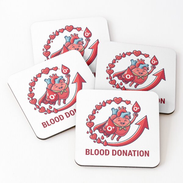 Item preview, Superhero Heart Blood Donation Hero Donor designed and sold by ookiArt.