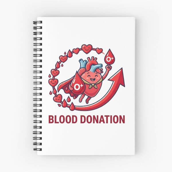 Item preview, Superhero Heart Blood Donation Hero Donor designed and sold by ookiArt.