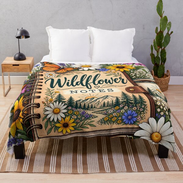 Item preview, Wildflower Notes – Botanical Nature Journal Aesthetic designed and sold by FindYouByZ.