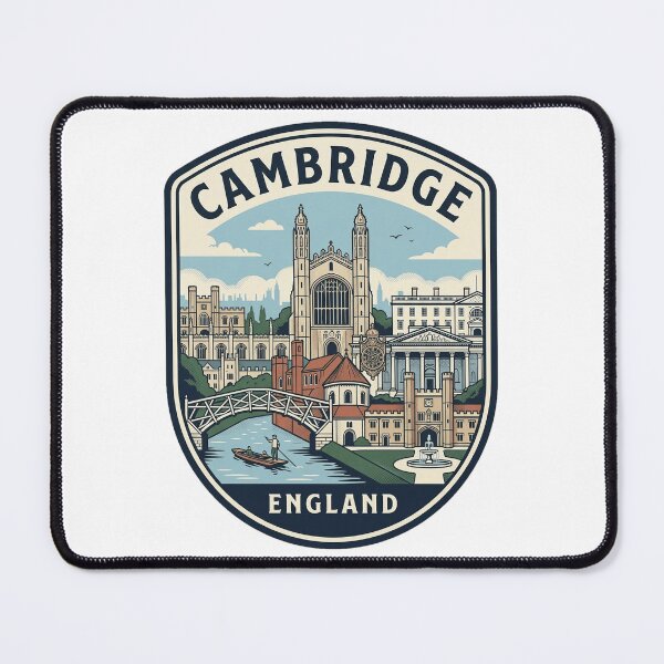 Item preview, Vintage Cambridge England Travel Badge Illustration designed and sold by k3rstman1.