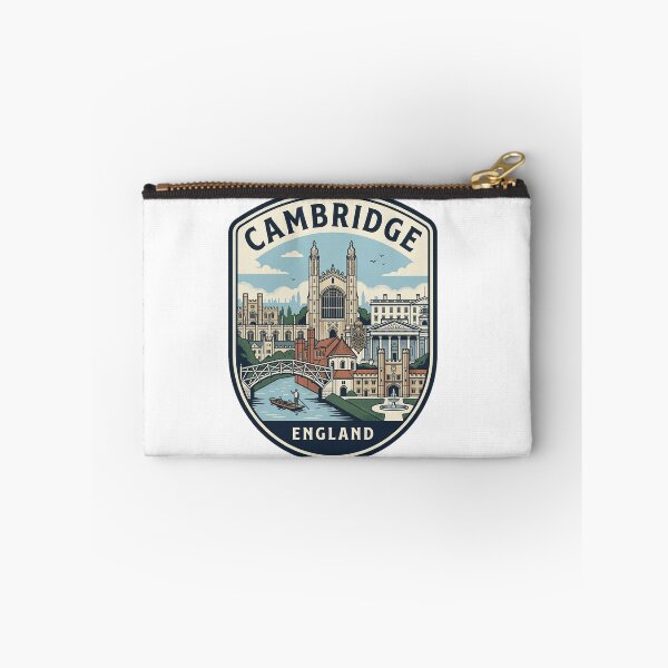 Item preview, Vintage Cambridge England Travel Badge Illustration designed and sold by k3rstman1.