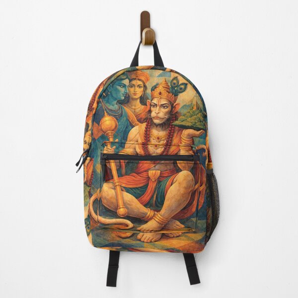 Item preview, Hindu deity Hanuman - Meditation and Devotion Painting designed and sold by GalleryKauffeld.