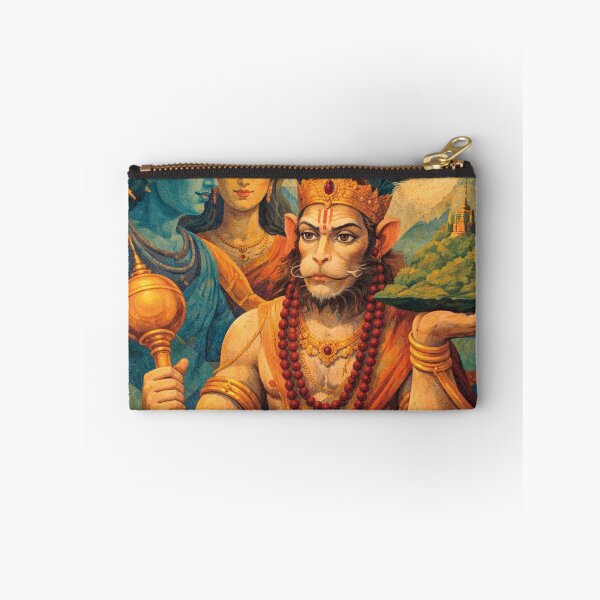 Item preview, Hindu deity Hanuman - Meditation and Devotion Painting designed and sold by GalleryKauffeld.
