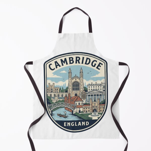 Item preview, Vintage Cambridge England Travel Badge Illustration designed and sold by k3rstman1.