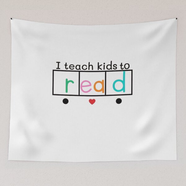 Item preview, I Teach Kids to Read – Funny Reading Teacher  designed and sold by roartusa.