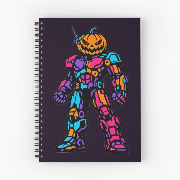 Item preview, Neon Cyberpunk Pumpkin Reaper Enforcer designed and sold by KungPowUnicorn.