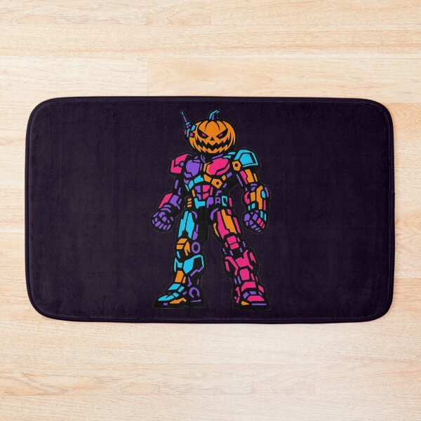 Item preview, Neon Cyberpunk Pumpkin Reaper Enforcer designed and sold by KungPowUnicorn.