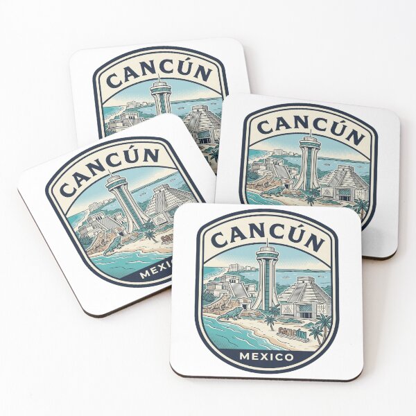 Item preview, Cancun Mexico Travel Badge Vintage Souvenir designed and sold by k3rstman1.