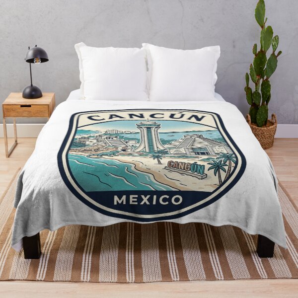 Item preview, Cancun Mexico Travel Badge Vintage Souvenir designed and sold by k3rstman1.