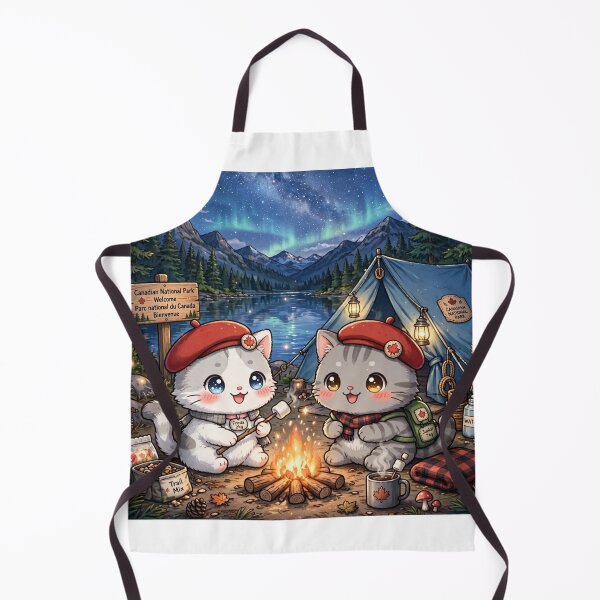 Item preview, Canadian Camping BOSS MODE - Freda and Junior Under Northern Lights designed and sold by MAISON SYLVIE.