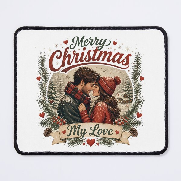 Item preview, Merry Christmas My Love Romantic Christmas Couple Holiday Gift designed and sold by LiviuGligoros.