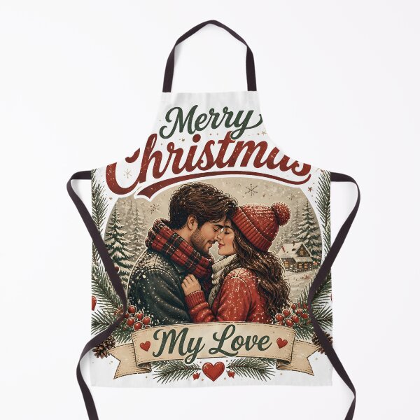 Item preview, Merry Christmas My Love Romantic Christmas Couple Holiday Gift designed and sold by LiviuGligoros.