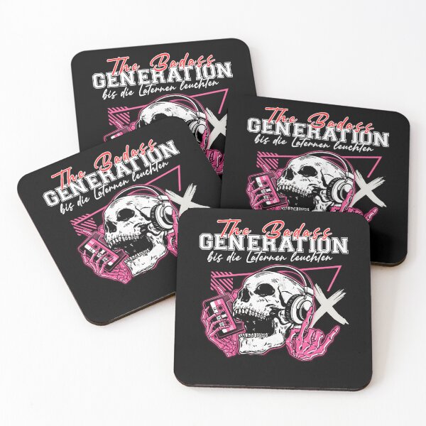 Item preview, Badass Generation Skull with Cassette - Until the Lanterns Shine Retro 80s 90s designed and sold by Jawoahl.