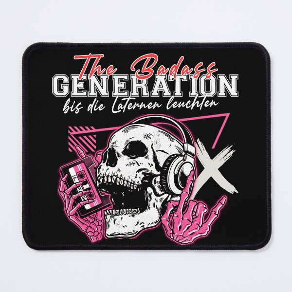Item preview, Badass Generation Skull with Cassette - Until the Lanterns Shine Retro 80s 90s designed and sold by Jawoahl.