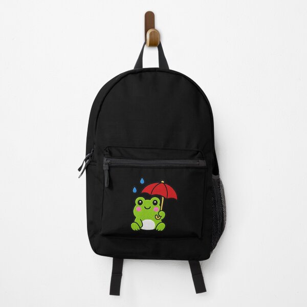 Item preview, Cute Frog with Red Umbrella Kawaii Embroidery Patch designed and sold by ColorSplash123.