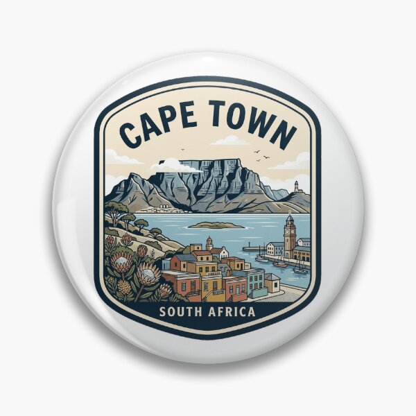 Item preview, Cape Town South Africa Vintage Travel Badge designed and sold by k3rstman1.