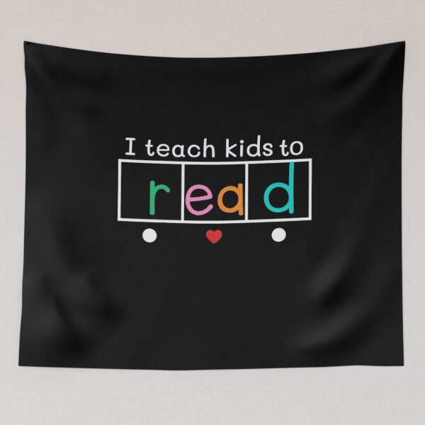 Item preview, I Teach Kids to Read – Funny Reading Teacher  designed and sold by roartusa.