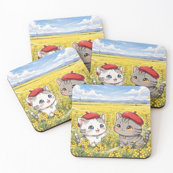 Item preview, Canola Field BOSS MODE - Freda and Junior in Canadian Spring designed and sold by MAISON SYLVIE.
