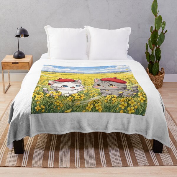 Item preview, Canola Field BOSS MODE - Freda and Junior in Canadian Spring designed and sold by MAISON SYLVIE.