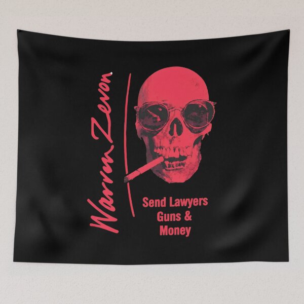 Item preview, Warren Zevon Send Lawyers Guns Money Skull designed and sold by GWARTUKSTORE.