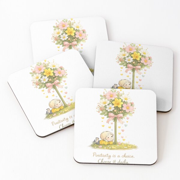 Item preview, Positivity Choice Cute Floral Kid Art designed and sold by Reshmakhan.